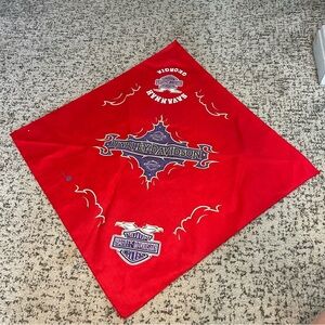 Harley-Davidson Motorcycles Savanna Georgia Red Bandana